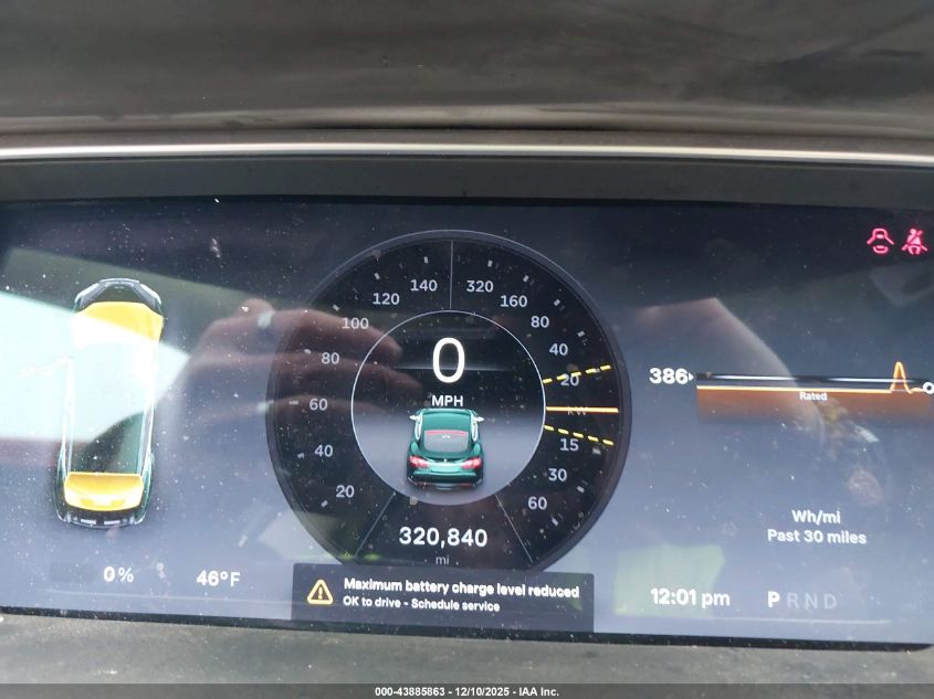 2013 Tesla Model S VIN: 5YJSA1CN0DFP12602 Lot: 43885863