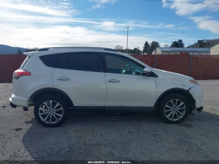 2017 Toyota Rav4 Limited VIN: 2T3DFREV2HW602172 Lot: 43885875