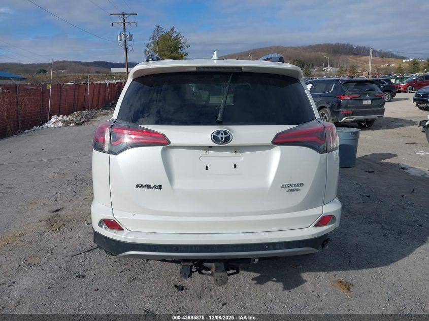 2017 Toyota Rav4 Limited VIN: 2T3DFREV2HW602172 Lot: 43885875