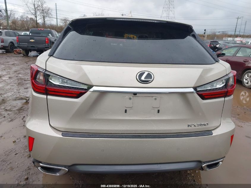 2016 Lexus Rx 350/Base/F Sport VIN: 2T2BZMCA4GC033525 Lot: 43885896