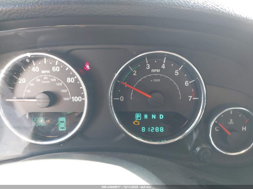 2012 Jeep Wrangler Unlimited Sahara VIN: 1C4BJWEG9CL129694 Lot: 43885917