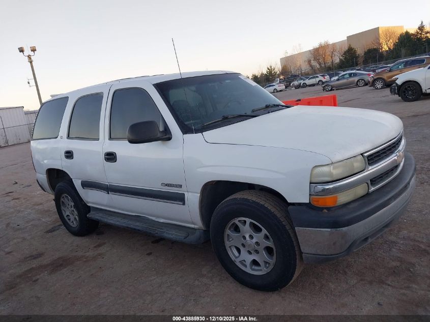 2001 Chevrolet Tahoe Ls VIN: 1GNEC13T81R199182 Lot: 43885930