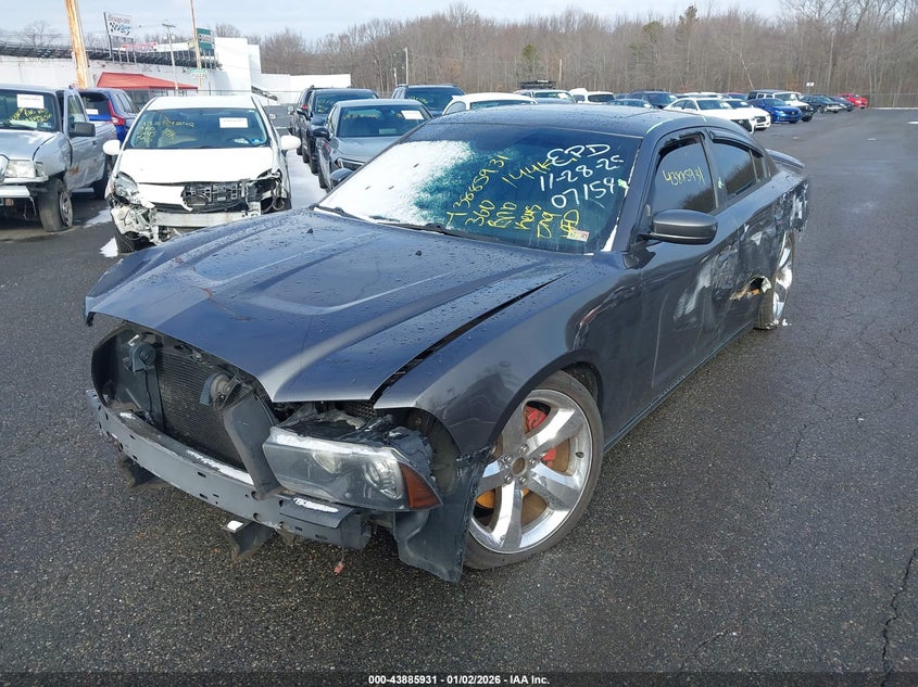Vin: 2c3cdxctxdh707158, lot: 44381483, dodge charger r/t max 20132
