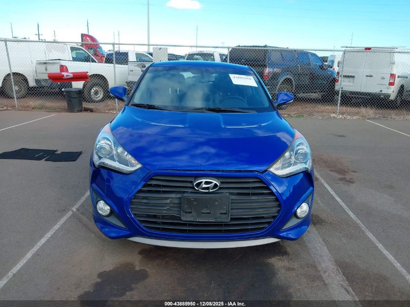 2015 Hyundai Veloster Turbo VIN: KMHTC6AEXFU224598 Lot: 43885950