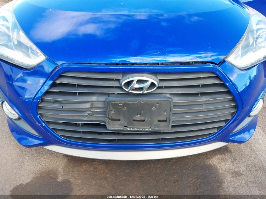 2015 Hyundai Veloster Turbo VIN: KMHTC6AEXFU224598 Lot: 43885950