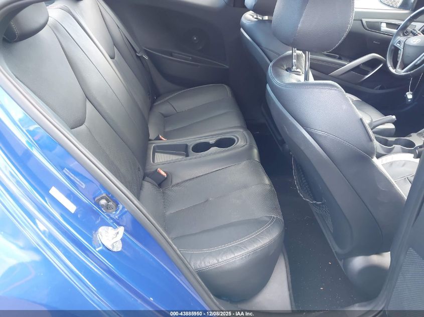 2015 Hyundai Veloster Turbo VIN: KMHTC6AEXFU224598 Lot: 43885950