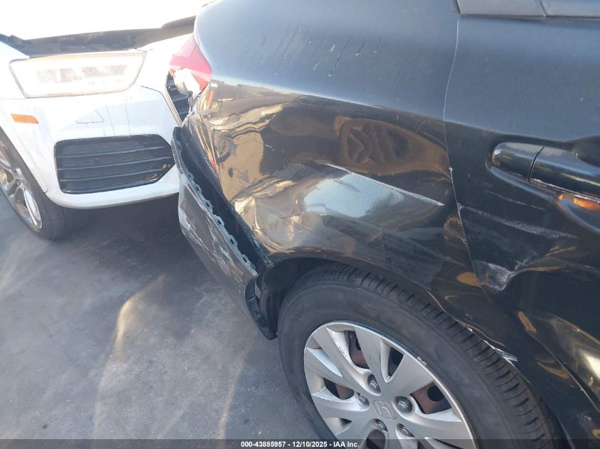 2012 Honda Civic Lx VIN: 19XFB2F57CE369761 Lot: 43885957