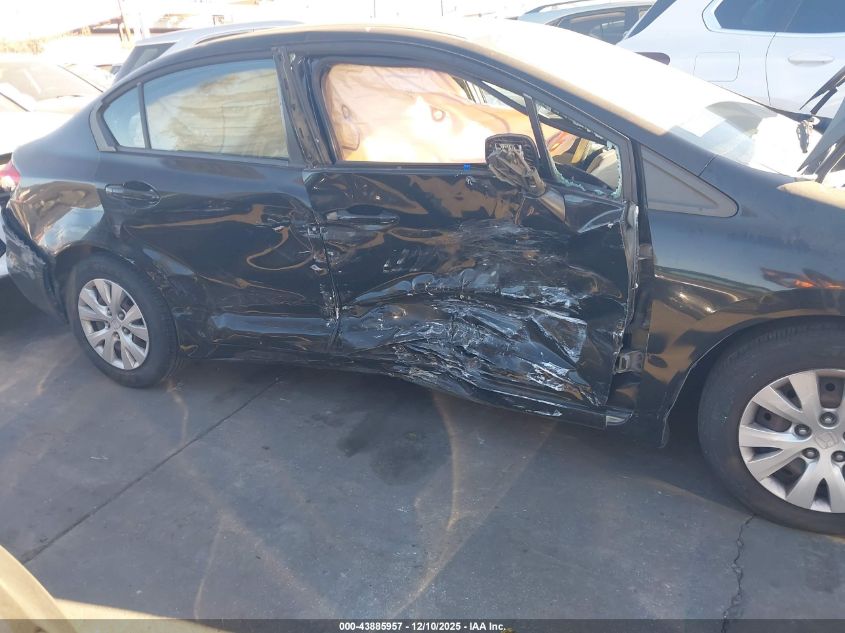 2012 Honda Civic Lx VIN: 19XFB2F57CE369761 Lot: 43885957