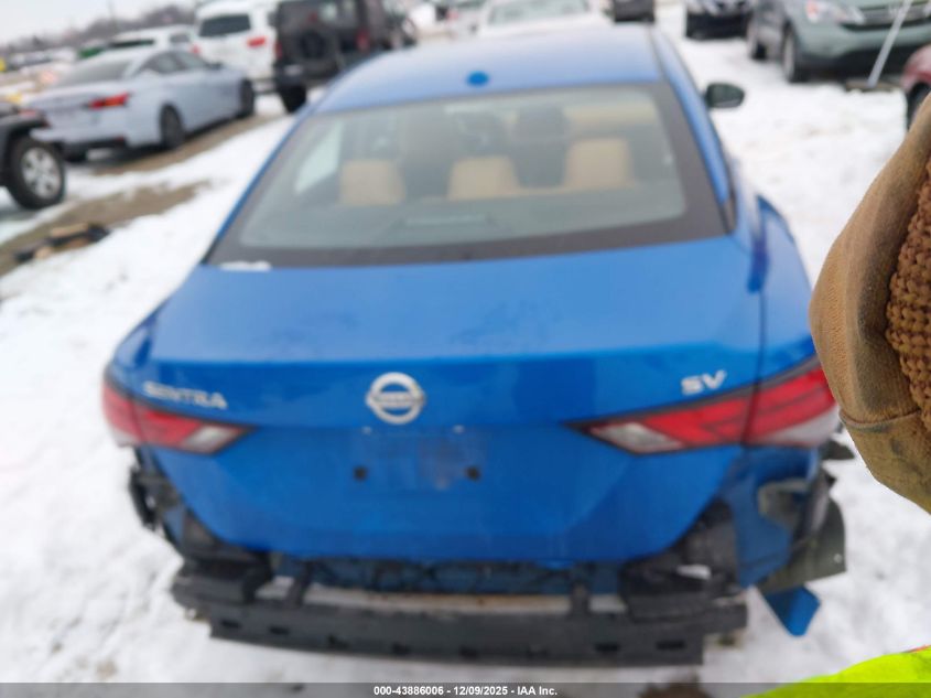 2022 Nissan Sentra Sv Xtronic Cvt VIN: 3N1AB8CV1NY300117 Lot: 43886006