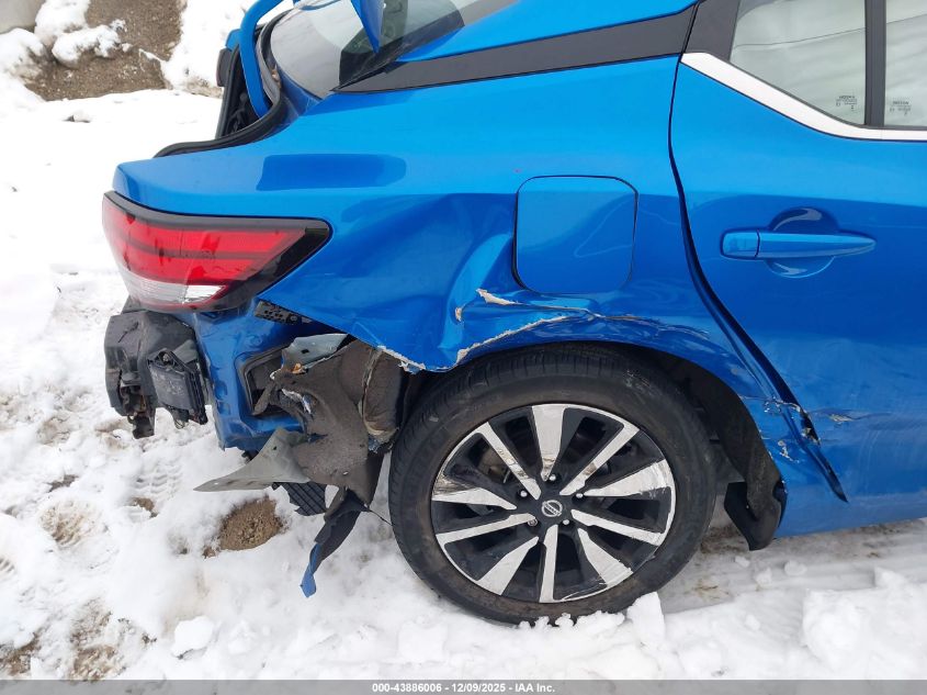 2022 Nissan Sentra Sv Xtronic Cvt VIN: 3N1AB8CV1NY300117 Lot: 43886006