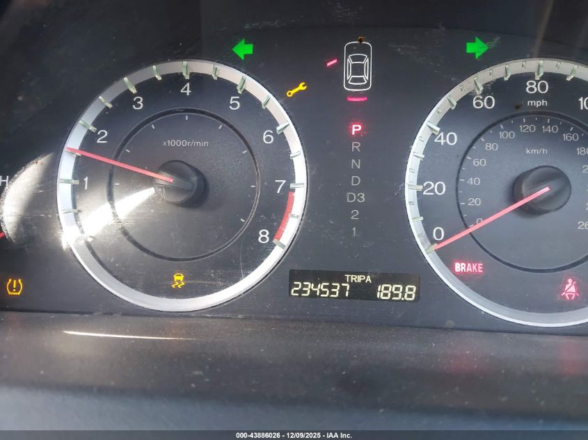 2011 Honda Accord 2.4 Ex-L VIN: 1HGCP2F89BA115261 Lot: 43886026