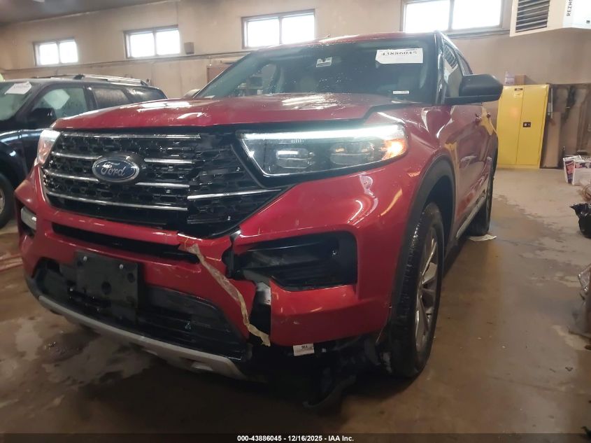 2022 Ford Explorer Xlt VIN: 1FMSK8DHXNGC18619 Lot: 43886045