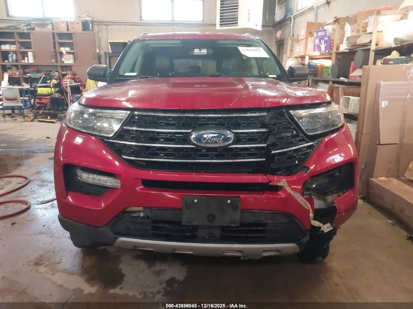 2022 Ford Explorer Xlt VIN: 1FMSK8DHXNGC18619 Lot: 43886045