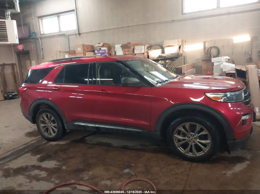 2022 Ford Explorer Xlt VIN: 1FMSK8DHXNGC18619 Lot: 43886045