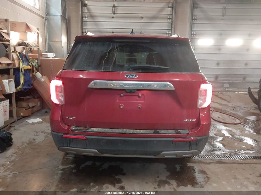 2022 Ford Explorer Xlt VIN: 1FMSK8DHXNGC18619 Lot: 43886045