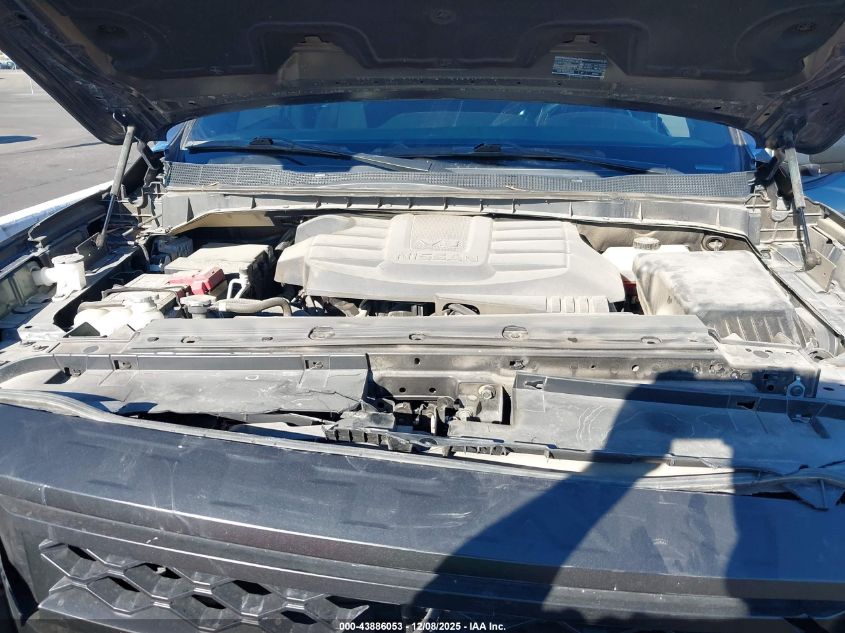 2021 Nissan Titan Pro-4X 4X4 VIN: 1N6AA1ED1MN526145 Lot: 43886053