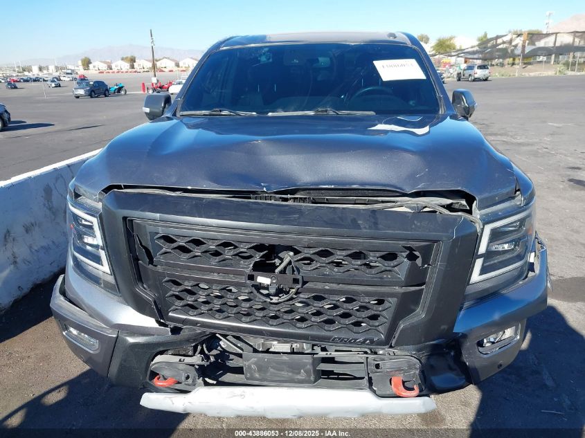 2021 Nissan Titan Pro-4X 4X4 VIN: 1N6AA1ED1MN526145 Lot: 43886053