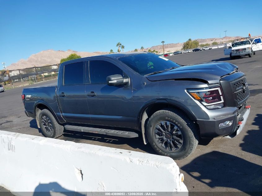 2021 Nissan Titan Pro-4X 4X4 VIN: 1N6AA1ED1MN526145 Lot: 43886053