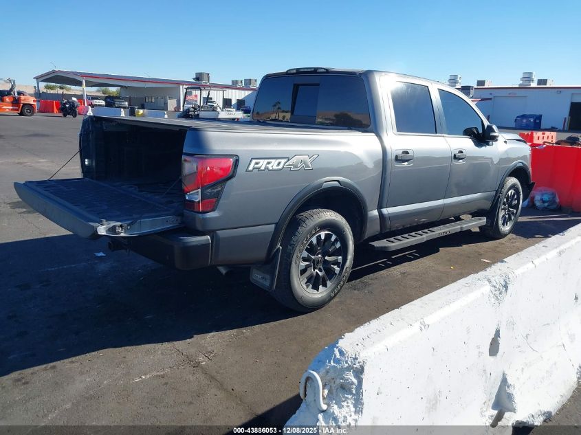 2021 Nissan Titan Pro-4X 4X4 VIN: 1N6AA1ED1MN526145 Lot: 43886053