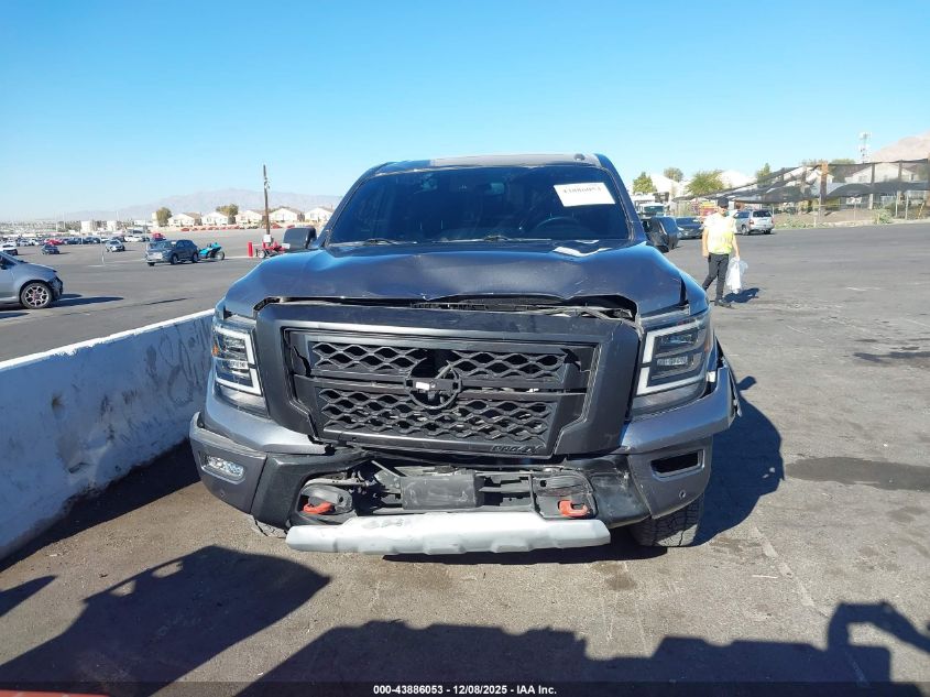 2021 Nissan Titan Pro-4X 4X4 VIN: 1N6AA1ED1MN526145 Lot: 43886053