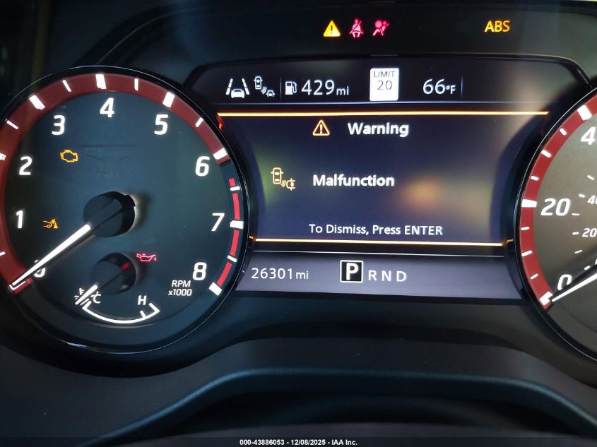 2021 Nissan Titan Pro-4X 4X4 VIN: 1N6AA1ED1MN526145 Lot: 43886053