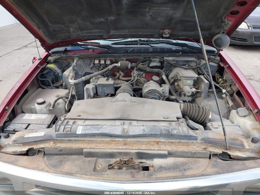 1995 Chevrolet S Truck S10 VIN: 1GCCS1946S8225627 Lot: 43886066