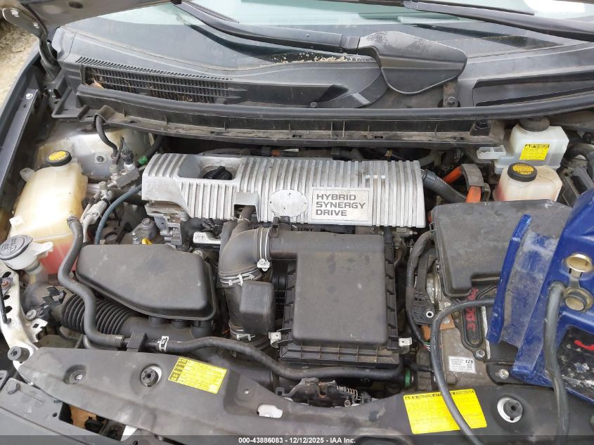 2011 Toyota Prius Two VIN: JTDKN3DU5B5326312 Lot: 43886083