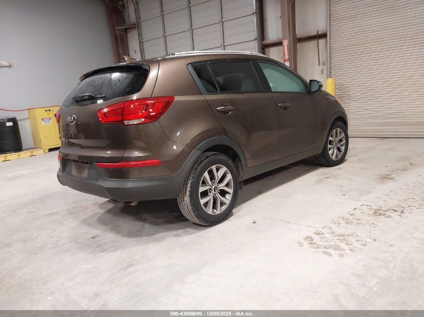 2014 Kia Sportage Lx VIN: KNDPB3AC9E7608259 Lot: 43886090