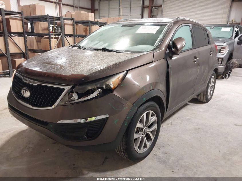 2014 Kia Sportage Lx VIN: KNDPB3AC9E7608259 Lot: 43886090