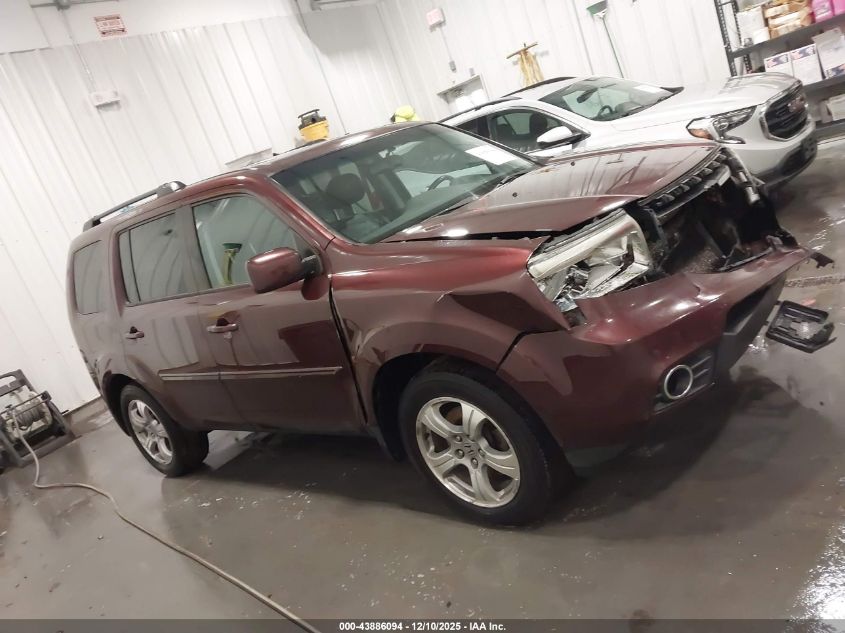 2015 Honda Pilot Ex-L VIN: 5FNYF4H66FB031779 Lot: 43886094