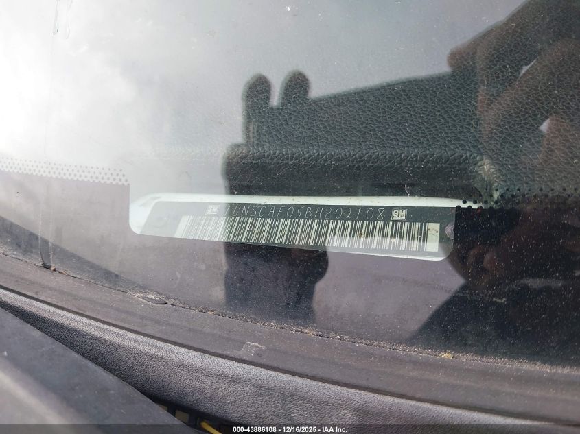 2011 Chevrolet Tahoe Ls VIN: 1GNSCAE05BR209108 Lot: 43886108