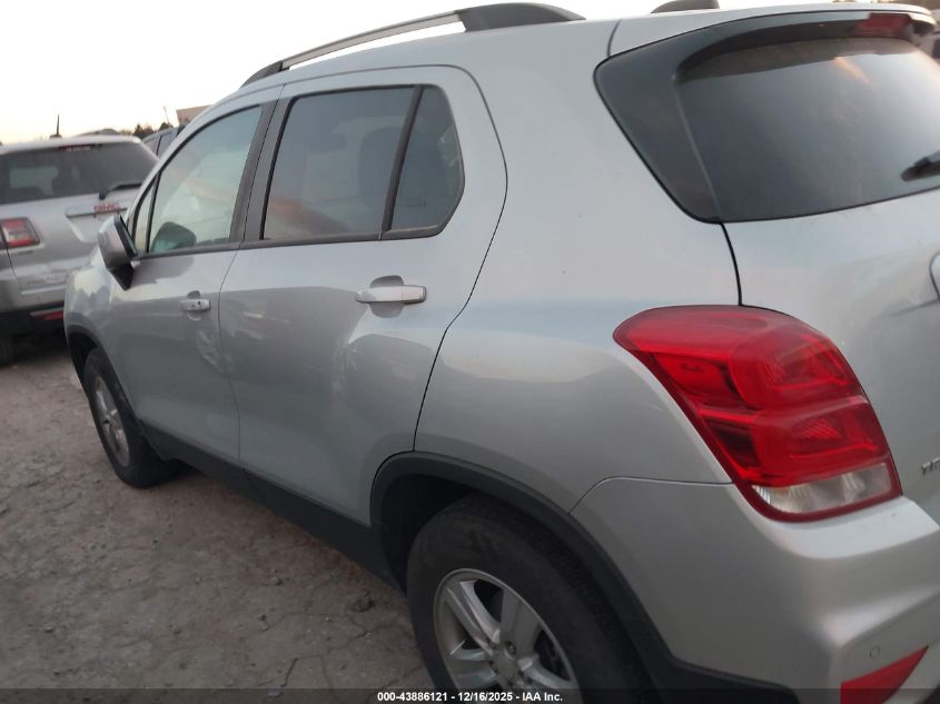 2022 Chevrolet Trax Awd Lt VIN: KL7CJPSM2NB535195 Lot: 43886121