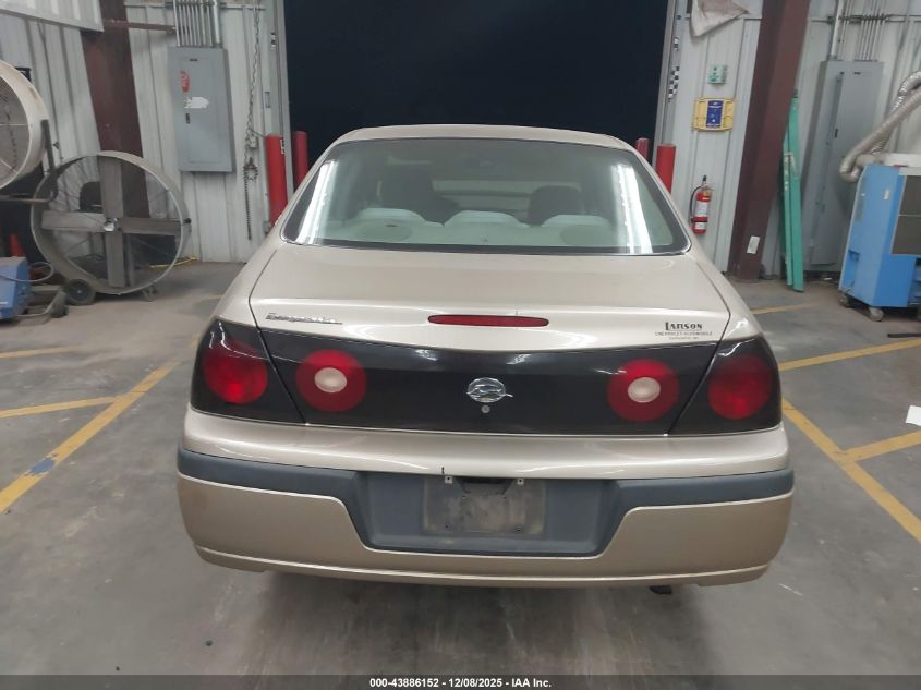 2005 Chevrolet Impala VIN: 2G1WF52E859164505 Lot: 43886152