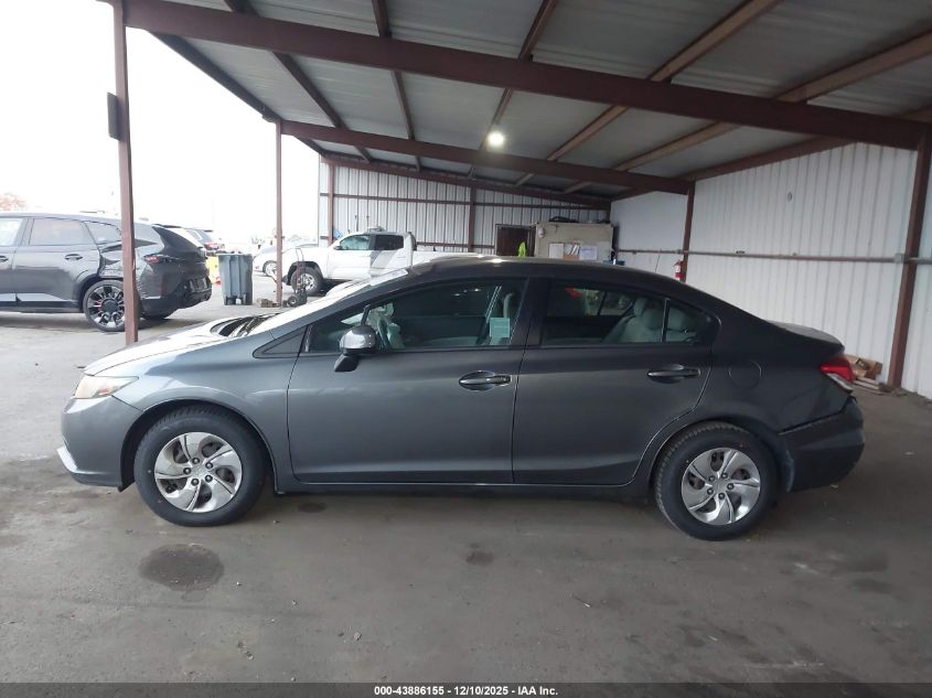 2013 Honda Civic Lx VIN: 19XFB2F50DE231478 Lot: 43886155