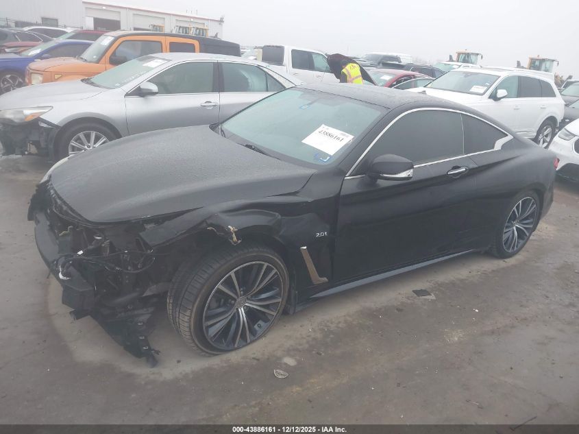 2017 Infiniti Q60 2.0T VIN: JN1CV7EK1HM110693 Lot: 43886161