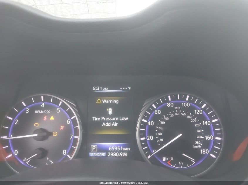 2017 Infiniti Q60 2.0T VIN: JN1CV7EK1HM110693 Lot: 43886161