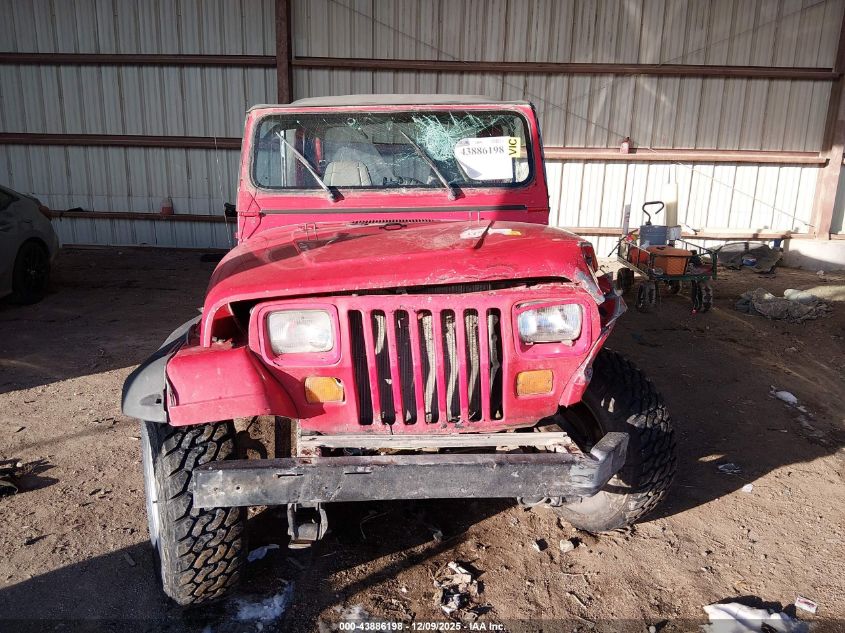 1994 Jeep Wrangler / Yj S VIN: 1J4FY19P1RP463353 Lot: 43886198