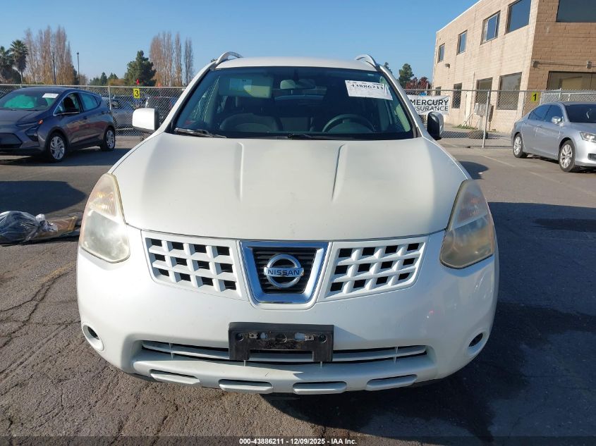 2008 Nissan Rogue Sl VIN: JN8AS58V38W119329 Lot: 43886211