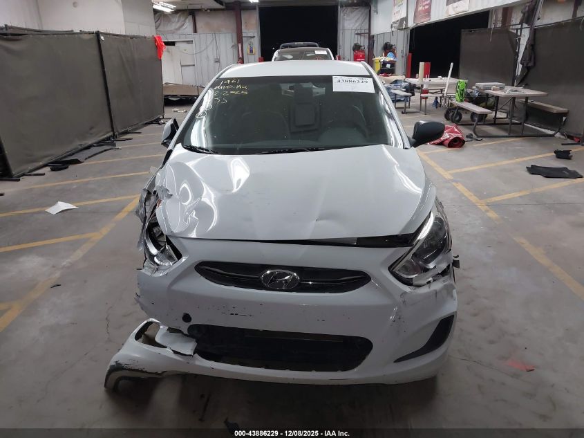 2016 Hyundai Accent Se VIN: KMHCT4AE1GU123245 Lot: 43886229