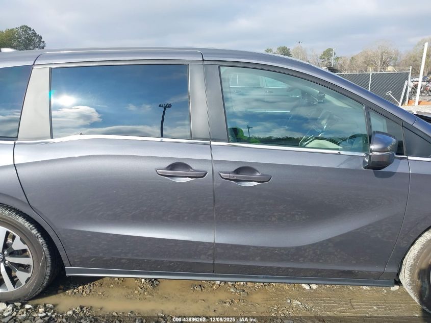 2025 Honda Odyssey Ex-L VIN: 5FNRL6H6XSB072113 Lot: 43886262