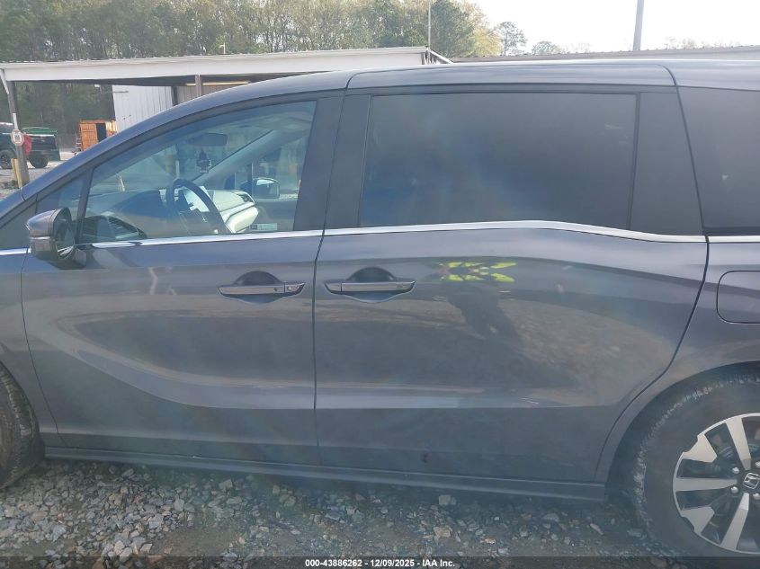 2025 Honda Odyssey Ex-L VIN: 5FNRL6H6XSB072113 Lot: 43886262