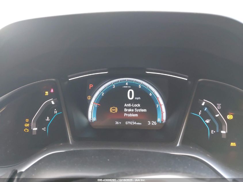 2018 Honda Civic Ex-L VIN: JHMFC1F79JX029967 Lot: 43886265