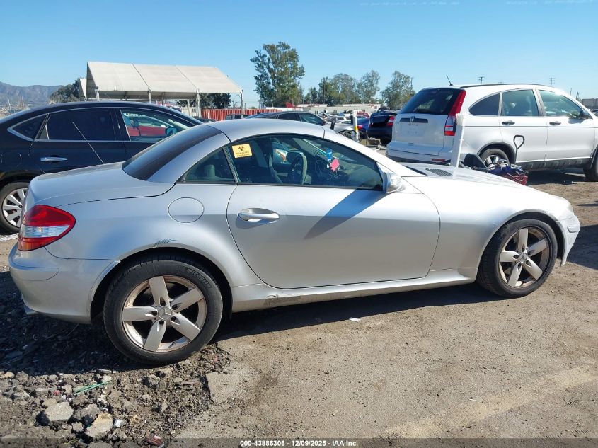 2006 Mercedes-Benz Slk 280 VIN: WDBWK54F86F088171 Lot: 43886306
