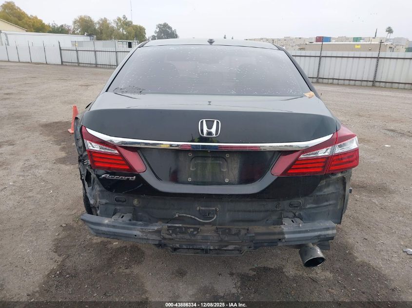 2017 Honda Accord Ex-L VIN: 1HGCR2F92HA218193 Lot: 43886334