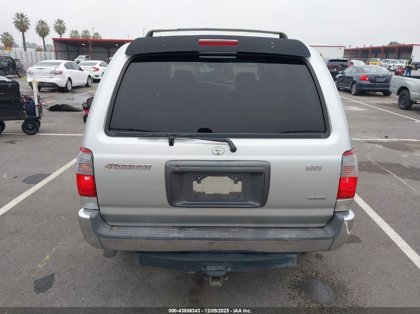 2000 Toyota 4Runner Sr5 V6 VIN: JT3GN86R0Y0172744 Lot: 43886343