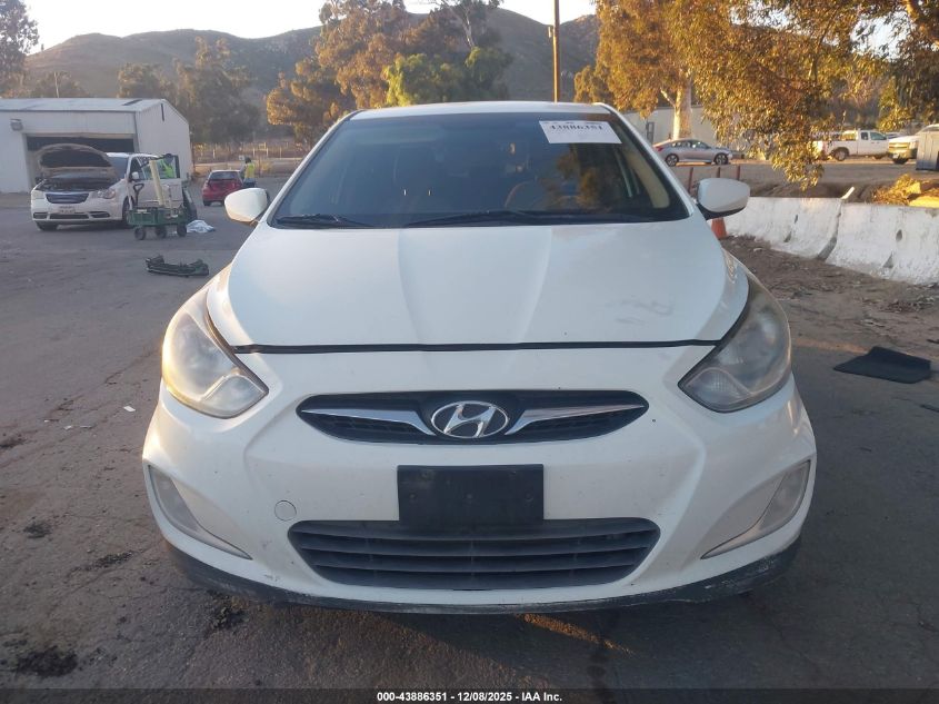 2012 Hyundai Accent Gls VIN: KMHCU4AE3CU264079 Lot: 43886351
