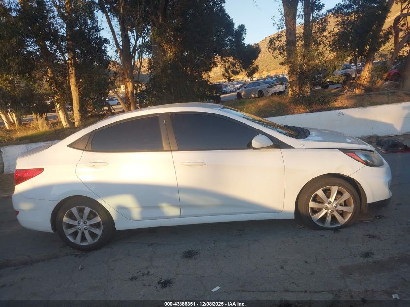 2012 Hyundai Accent Gls VIN: KMHCU4AE3CU264079 Lot: 43886351