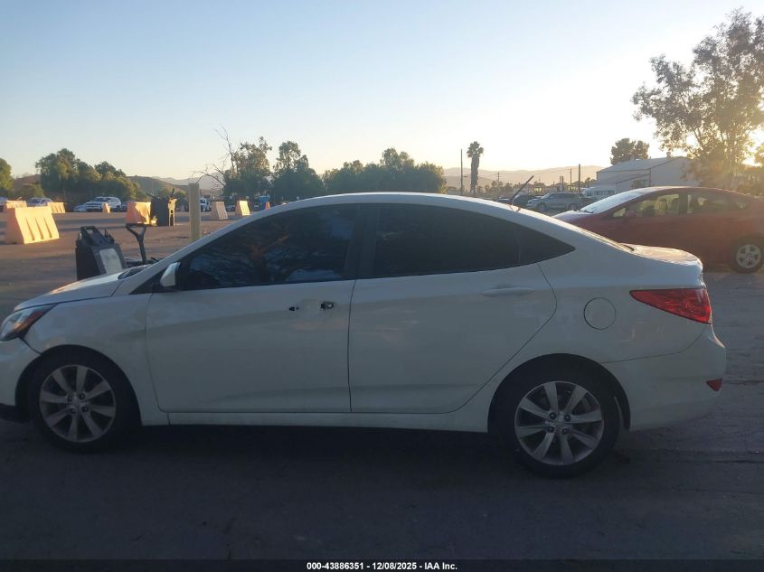 2012 Hyundai Accent Gls VIN: KMHCU4AE3CU264079 Lot: 43886351