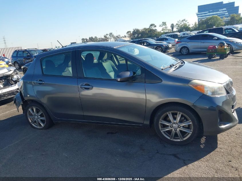 2014 Toyota Yaris Se (Tmc/Cbu Plant) VIN: JTDKTUD37ED589771 Lot: 43886386