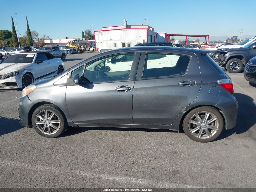 2014 Toyota Yaris Se (Tmc/Cbu Plant) VIN: JTDKTUD37ED589771 Lot: 43886386